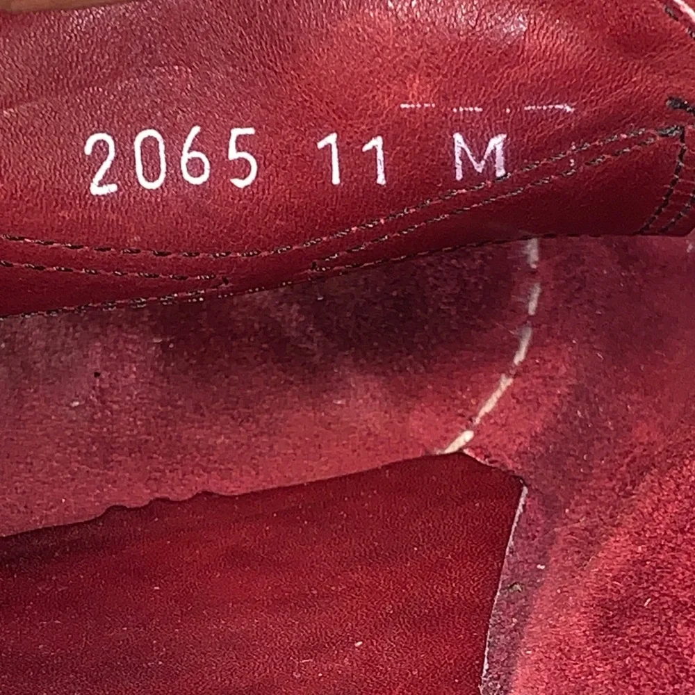 Johnston & Murphy Burgundy Leather Tassel Loafers